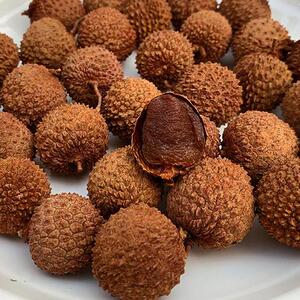 广东从化桂味荔枝干特产农家晒干核小肉厚带壳2020年新货顺丰包邮