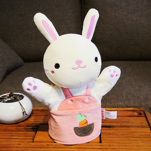 幼儿园表演兔子手偶手指手上毛绒玩具娃娃儿童手套宝宝布偶玩偶