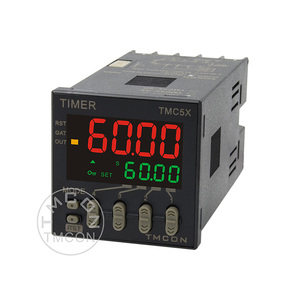 tmcon泰镁克 tmc5x-2p数显双循环时间继电器双设定延时继电器