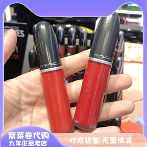 mac魅可丝柔粉雾子弹头唇釉口红雾唇膏哑光雾面新款991 997 989