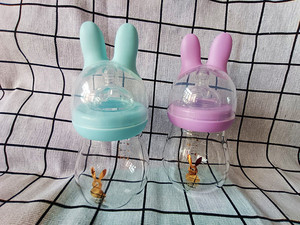 特价rabbit bibi兔子贝贝新生玻璃奶瓶150ml奶瓶