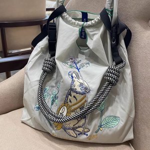 吾身绣品 手提袋日本ballchain刺绣尼龙环保袋包购物袋
