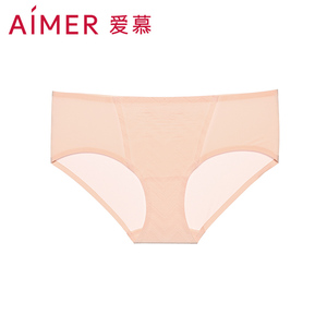 爱慕内裤女daywear4透气低腰平角裤内衣女士am234181