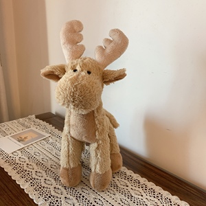 创意小鹿麋鹿长颈鹿圣诞公仔毛绒玩具玩偶娃娃公仔女生儿童礼物