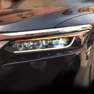 适用于本田皓影大灯总成改装led日行灯6近6远led双光透镜模组流光