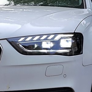 奥迪a4大灯总成改装