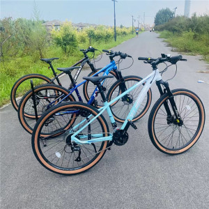 5寸铝合金高档山地车 男女款油刹款 27速