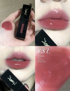 ysl圣罗兰黑管唇釉 _ ysl 圣罗兰黑管唇釉vinyl cream冰透果感402 403
