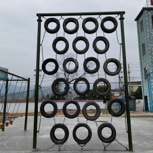 轮胎攀爬墙拓展轮胎墙轮胎攀爬攀登室外训练器材体能训练健身器械