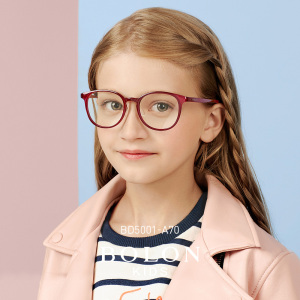 bolon暴龙眼镜儿童近视眼镜猫眼型光学架男女童眼镜框bd5001a