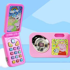电话机玩具宝宝小猪佩奇手机婴儿儿童电话音乐仿真相机模型过家家