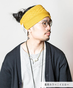 akm00059日本专柜代购ca4la 日系纯色时尚针织宽边发带男款