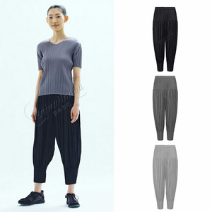 日本代购三宅一生pleats please经典褶皱泡芙休闲裤女裤jf402