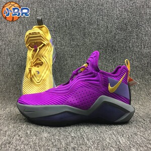 nike lbj詹姆斯战士14士兵湖人鸳鸯色外场实战篮球鞋ck6047-500