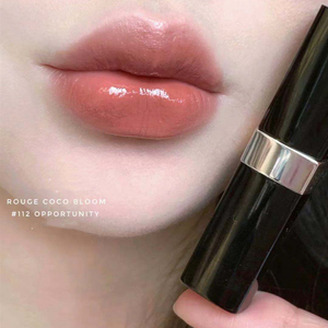 chanel香奈儿炫色唇膏112奶茶色coco bloom银管口红116 114 110