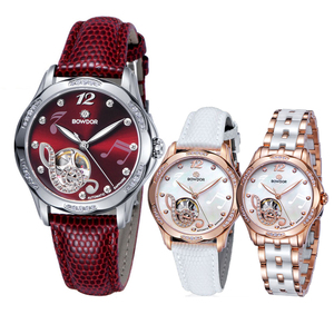 000人付款淘宝新款专柜宝舵手表bowdor 99041 时尚商务休闲男女情侣