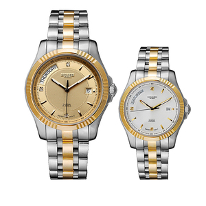 古尊golgen 臻金系列 全自动机械男士手表 18k金表商务腕表 5803