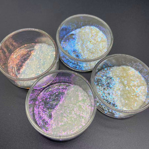 超闪钻石幻彩系列珠光亮片高光云母片特亮美甲工艺品用闪粉小瓶装