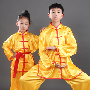 儿童太极服武术练功少儿功夫训练中国风运动演出男女童表演服套装
