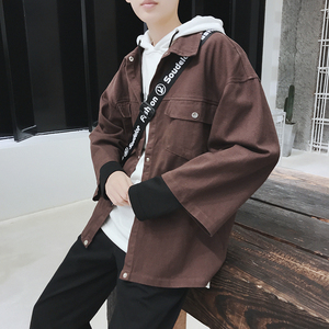 宽大外套男韩版
