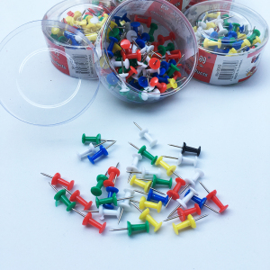 504人付款淘宝图钉钉墙摁钉彩色工字钉图丁彩色图钉