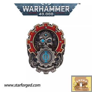 Starforged星辰铸造 战锤40K 游戏周边万机之神机械神教印记徽章