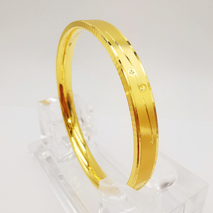 鑫源珠宝黄金手镯9999足金正品新款简约时尚扁镯礼物结婚首饰纯金