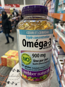 现货加拿大伟博Webber3倍浓缩Omega3深海鱼油软胶囊 200粒