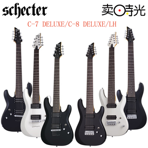 卖时光 Schecter C 7 C 8 DELUXE LH 斯科特7 8弦 左手电吉他吉它