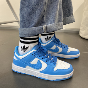 aj男鞋秋季新款青少年运动鞋学生百搭休闲鞋女sb dunk板鞋北卡蓝
