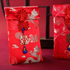 婚礼万元红包改口利是封袋个性创意大红包结婚中国风千元无字红包