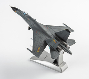 1:100歼11飞机模型 摆件合金仿真军事战斗机军模歼11b军事模型