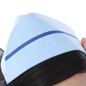 护士帽白色加厚护士服套装女粉红加杠护士燕尾帽子护士帽白色包邮