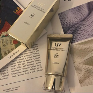 国内柜 albion澳尔滨紧颜修护防晒霜不粘腻奥尔滨spf50