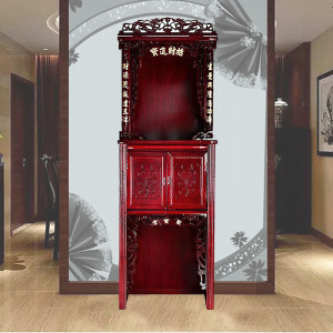 神柜佛柜财神柜观音供奉桌家用神楼神台柜立柜佛龛祖先关公供桌
