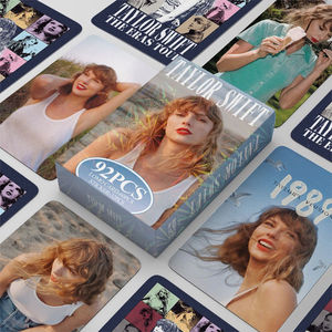 92张欧美Taylor Swift自制卡泰勒斯威夫特小卡霉霉贴纸双面lomo卡