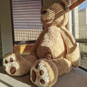 正版美国大熊2米超大号泰迪熊毛绒玩具公仔3米巨型玩偶情人节娃娃