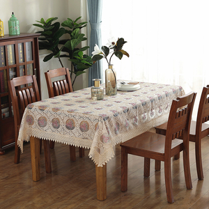 咖色红木家具专用桌布布艺长方形台布餐桌布电视柜床头柜台布盖布