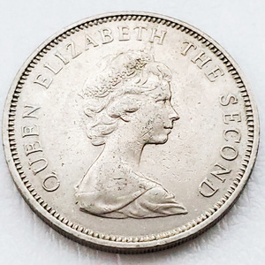 英属泽西1968年10便士铜镍硬币 28mm