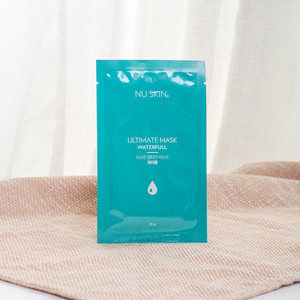 韩国nuskin深层补水面膜镇定修复保湿胶原蛋白提亮8片装免洗