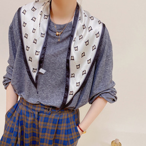 2022年春夏新款韩版三角巾遮阳裹胸头巾发带女士百搭装饰时尚领巾