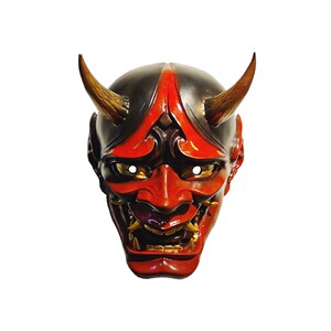 百鬼夜行般若面具 日式假面面具 男生女生cos可戴 万圣节乳胶面具