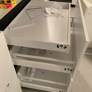 ikea宜家 马斯麦 抽屉低抽中抽高抽厨房抽屉洗碗机柜抽屉白色