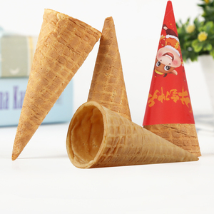 冰淇淋蛋筒甜筒脆皮冰激凌脆皮筒蛋卷托壳雪糕蛋糕装饰商用热奶宝
