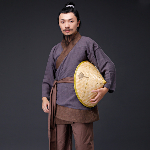 00伊瑞尔服饰淘宝秦朝皇上登基流苏帽子三国皇帝头冠帝王汉服礼冠