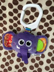 lamaze 大象 多功能 宝宝最爱的牙胶和响纸 婴儿床玩具 婴儿玩具