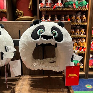 代购 功夫熊猫周边 阿宝发箍松紧头饰发饰 北京环球影城咿呀哟