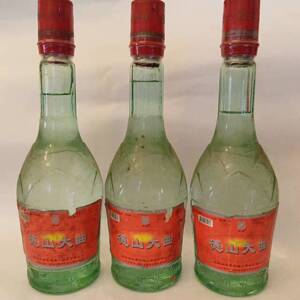 【三瓶价老酒】2002年38度500ml装德山大曲光瓶 三瓶价