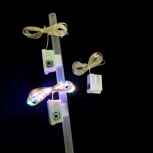 LED卡扣波波球专用灯串三档带闪2米3米暖彩灯带星空球星星灯小灯