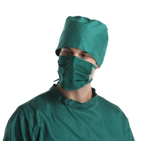 然娅外科手术室帽医生帽女纯棉男口腔牙科麻醉科护士纯色工作帽子